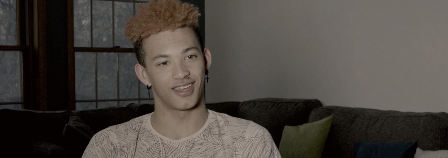 Jonathan is a teen boy who was adopted at 17 after years in foster care.